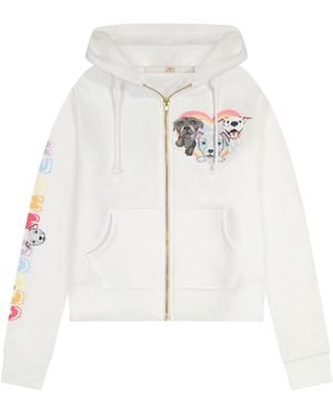 Cloud Haven Big Heart Signature Hoodie - Blue