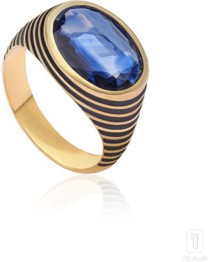 The Jewelz Imperial Gemstone Ring - Blue