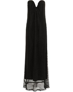 Cavanagh Baker Crystal Strapless Hidden Corset Gown - Black