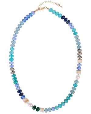 Saachi Beaded Necklace - Blue