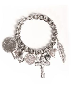 Caramel Vintage Jewellery Love, Sex & Money Bracelet - Metallic
