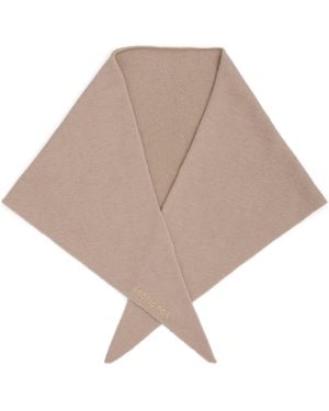 Arctic Fox & Co. Neutrals Merino Wool Triangle Scarf - Brown