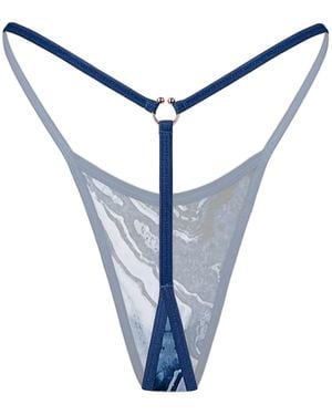 MONIQUE MORIN LINGERIE Storm Micro-G - Blue