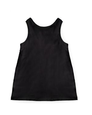 Victoria Slavinskaia Silk Puffer Dress With Open Back - Black