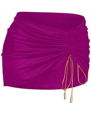 Capri Swim™ Resort Mini Skirt Fuchsia - Purple