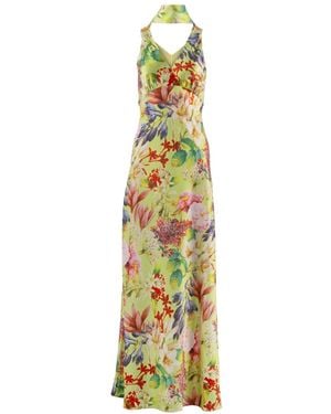Vasiliki Atelier Catalina Silky Gown Eden Tapestry - Metallic