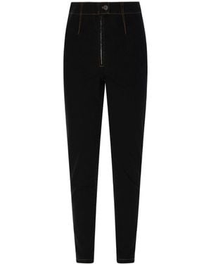Circular Path Ankle Crop Skinny Jeans - Black