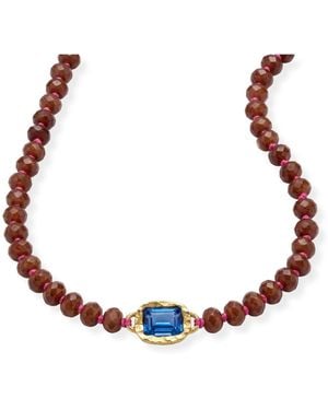 Martina Rozenberg Smira Jewelry Cuero Necklace - Brown