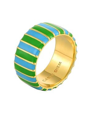 Pinnole Celeste & Thick Ring - Metallic