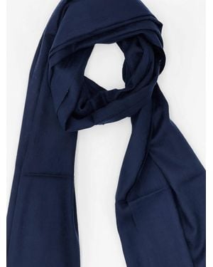 Transcend Neutrals Cashmere Scarf - Blue