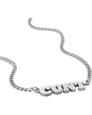 Hoops + Chains LDN C Word Chain - Metallic
