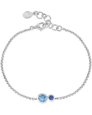 Dower & Hall Blues Tutti Frutti Duo Chain Bracelet - Metallic