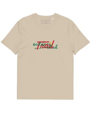 Anchor and Crew Neutrals Desert Dust Outdoor Trail Club Supply Organic Cotton T-Shirt - Natural