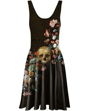 Aloha From Deer Danse Macabre Circle Dress - Black