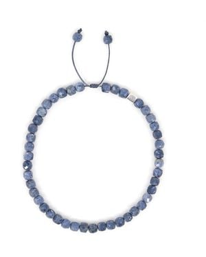 Shar Oke Sponge Coral & Sterling Bracelet - Blue