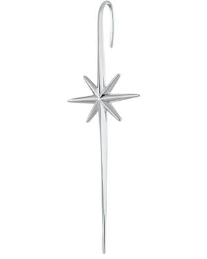 Scream Pretty Sterling Star Ear Crawler - White