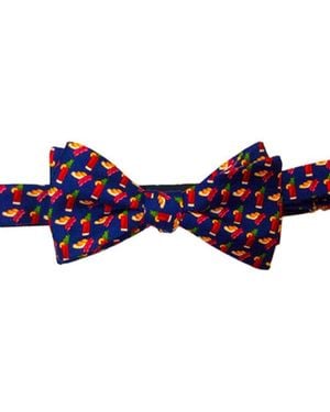 Lazyjack Press Sunday Funday Bow Tie - Blue