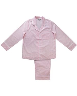 Lime Tree Design Marigold Cotton Pyjamas - Purple