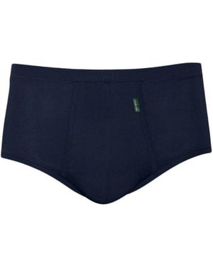 Zd - Zero Defects Senior Fly Front Briefs – Premium Egyptian Cotton Comfort - Blue