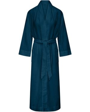 Nudea The Classic Belted Robe - Blue