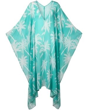 Coco Riko Ibiza Johanna Maxi Kaftan Lagoon - Blue