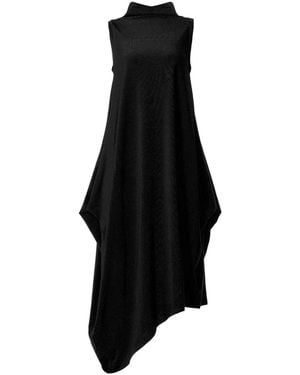 Metamorph Sleeveless Cotton Dress - Black