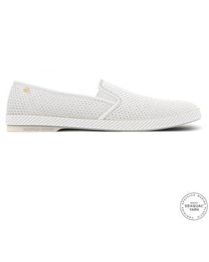 Rivieras Classic Mesh Slip-On Loafer - White