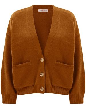Peraluna Carol Crop Cardigan - Natural