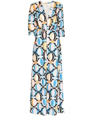 SOHUMAN Aith Maxi Dress - Blue