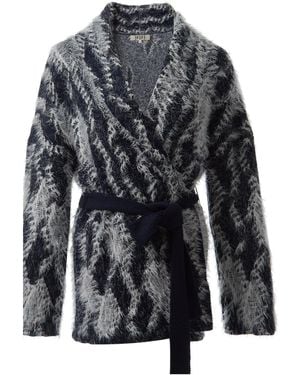 Fully Fashioning Women's Blue / White Fully Fashioning - Grey