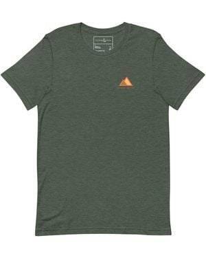 Anchor and Crew Forest Two Field Notes Organic Cotton T-Shirt - Green