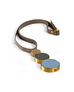 Svetlana Vukov Triple Disc Necklace - Blue