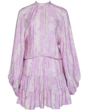 STATE OF GEORGIA The Nirvana Mini Flare Hibiscus Rose - Purple