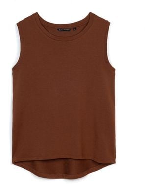 Weartwo London Hero Sleeveless Top, Praline - Brown