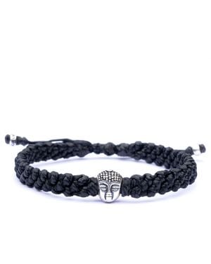 Harbour Uk Great Buddha Rope Bracelet - Black