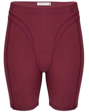 The Koozy Monroe Stretch Shorts - Red