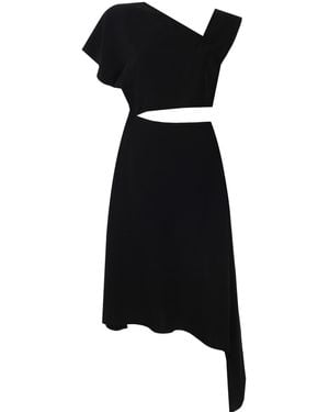 Mirimalist Balance Midi Dress - Black