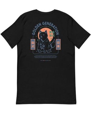 Anchor and Crew Five Shiba Inu Japan Era Organic Cotton T-Shirt - Black