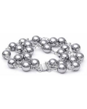 Rejected Hearts Club La Princesa Hematite Wire Wrapped - Metallic