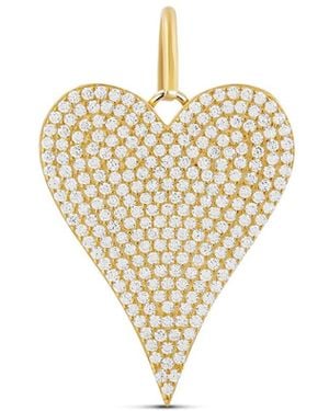 SHYMI Pave Heart Charms - Metallic