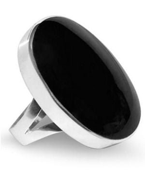 FV Jewellery La Stèle Onyx Ring - Black