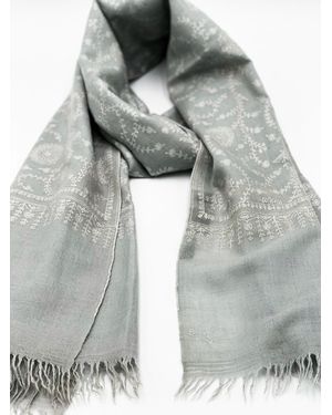 Transcend Handwoven Pashmina - Grey