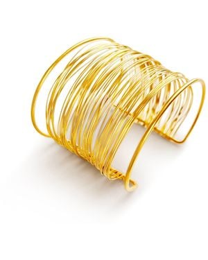 Hzmer Jewelry Golden Harmony Cuff - Metallic