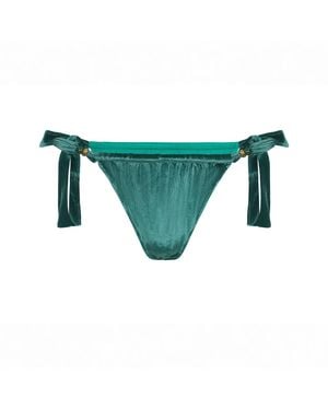 Haus of Mclees Reversible Kyma Bikini Bottom - Green