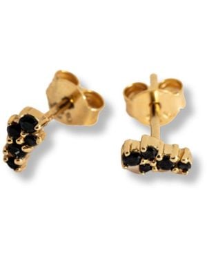 Claire Hill Designs Galaxy Mini Stud Earrings - Metallic