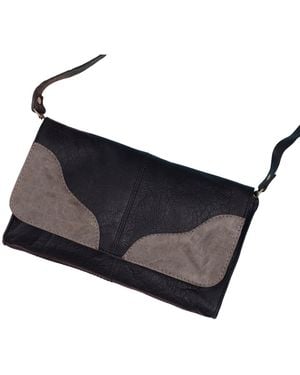 VIDA VIDA Clutch Handbag & Leather - Blue