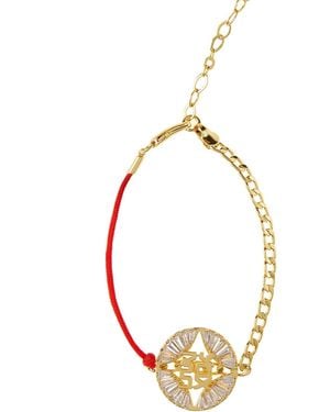 Aurozia Fortune Unfolds Rope Chain Good Luck Bracelet - Metallic