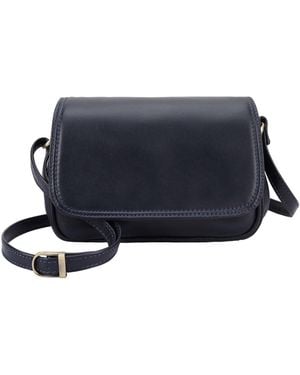 Lloyd Baker Amritsar Leather Crossbody Bag - Blue