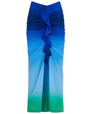 Herfetch Bodrum Midi Skirt - Blue