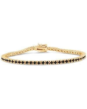 SALLY SKOUFIS Flirtation Bracelet With Made Lack Cz Diamond Stimulant - Metallic